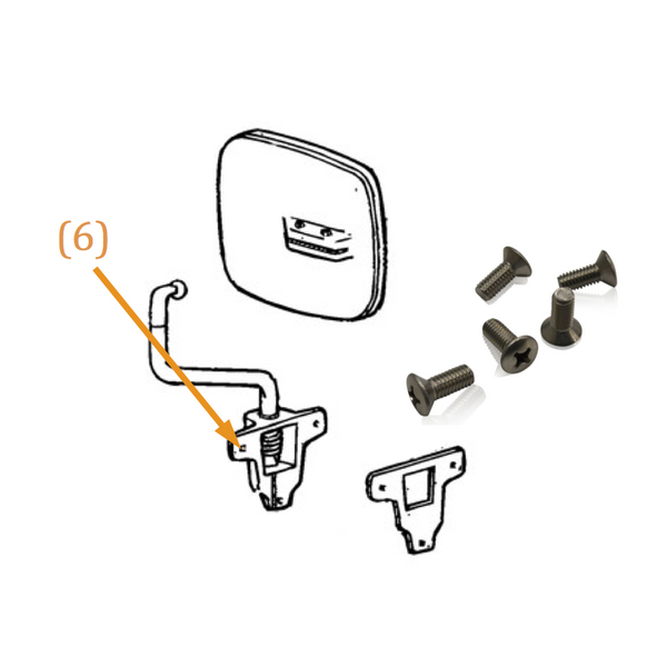 Mirror to Door Marine Grade Stainless Oval Head FJ40 Overland