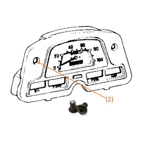 Gauge Cluster | Marine Grade Stainless Hardware & Screw Kit | Toyota Land Cruiser FJ40, Stainless Hardware JIS - Overland Metric