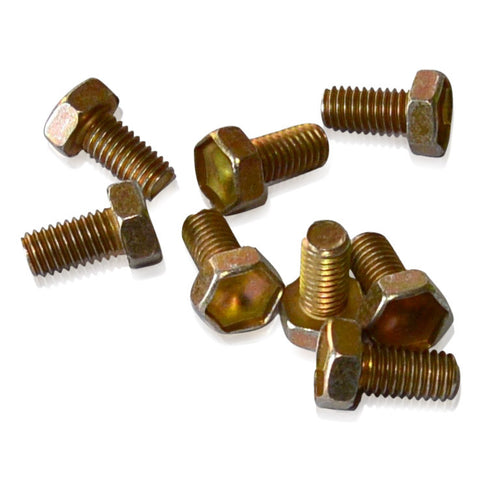 M6x12x1.00 Hex Bolt | Gold CAD 10.9 Steel | JIS B1180, Gold Cadmium Hardware JIS - Overland Metric