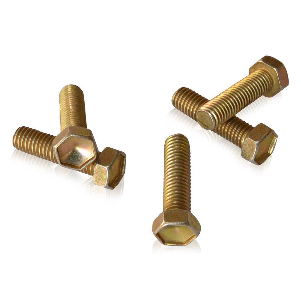 M8x30x1.25 Hex Bolt | Gold CAD 10.9 Steel | JIS B1180, Gold Cadmium Hardware JIS - Overland Metric
