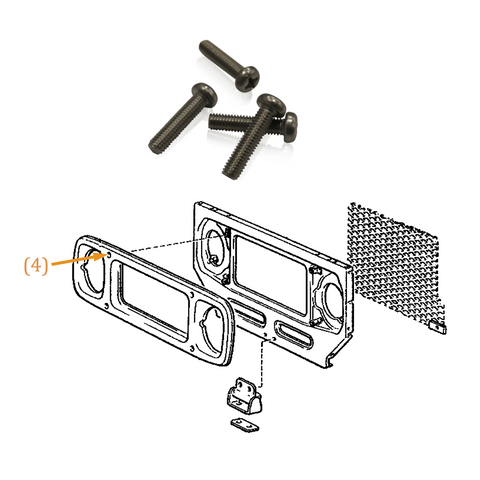 Bezel Screws | Marine Grade Stainless | FJ40, Stainless Hardware JIS - Overland Metric