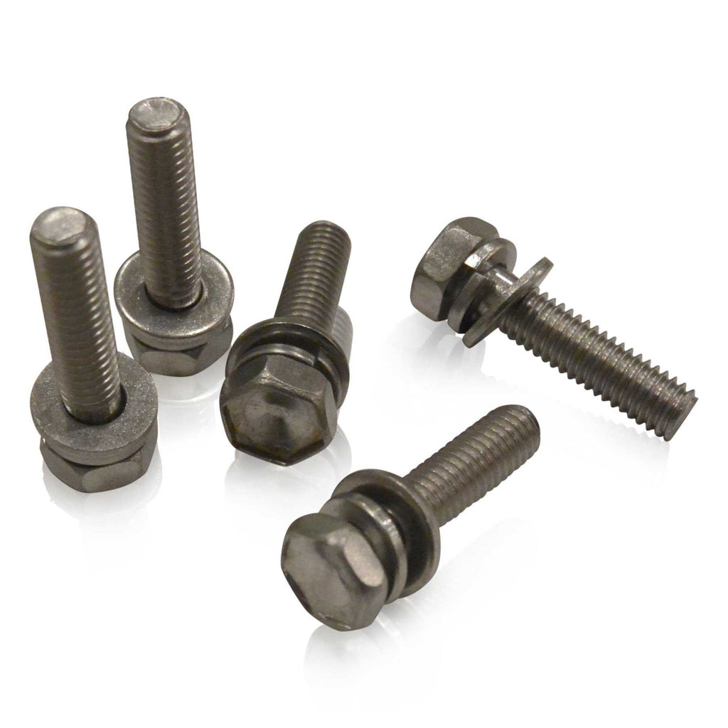 M6x25x1.00 Hex SEMs Bolt | Marine Grade Stainless | JIS B1187 B, Stainless Hardware JIS - Overland Metric