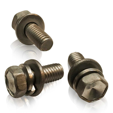 M6x16x1.00 Hex SEMs Bolt | Marine Grade Stainless | JIS B1187 B, Stainless Hardware JIS - Overland Metric