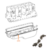 Oil Pan to Engine Block | Marine Grade Stainless Hardware & Bolt Kit | Toyota Land Cruiser 2F FJ40, Stainless Hardware JIS - Overland Metric