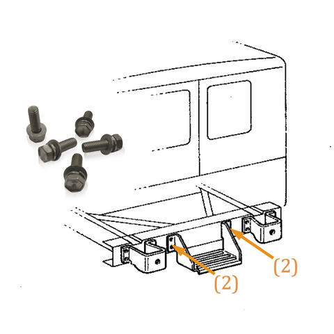 Rear Step | Marine Grade Stainless | FJ40 – Overland Metric
