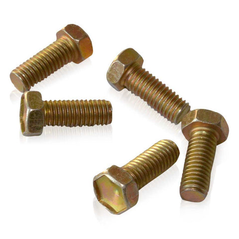 M8x20x1.25 Hex Bolt | Gold CAD 10.9 Steel | JIS B1180, Gold Cadmium Hardware JIS - Overland Metric