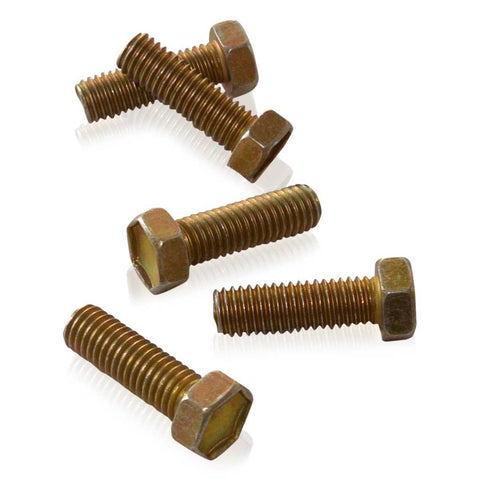 M8x25x1.25 Hex Bolt | Gold CAD 10.9 Steel | JIS B1180, Gold Cadmium Hardware JIS - Overland Metric